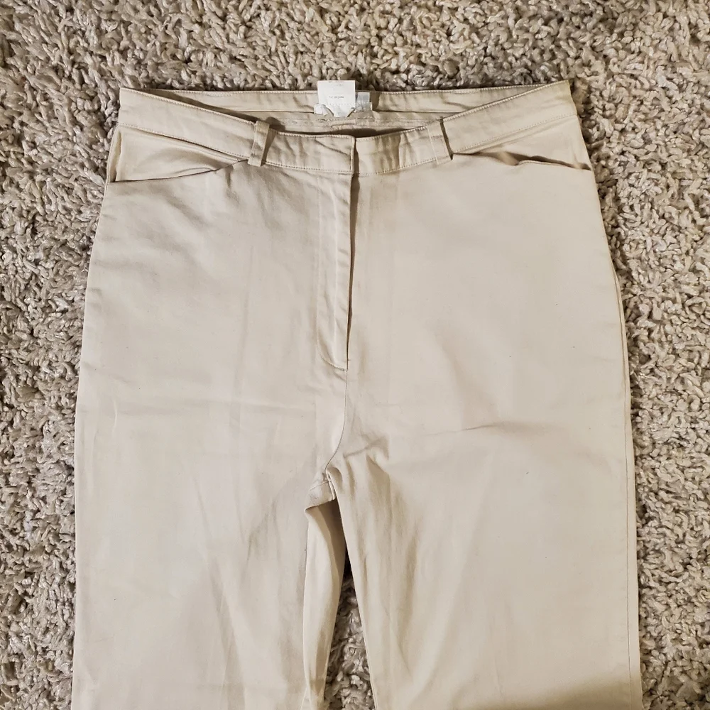 VINTAGE | Comme High waisted beige cream dress pants (Size 10) - Picture 2 of 8